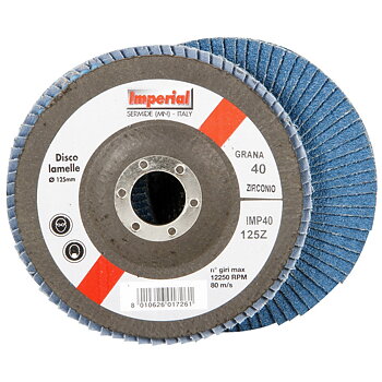 Lamellrondell 125mm g40 zircon