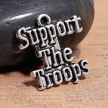 Charm  "Support the Troops"