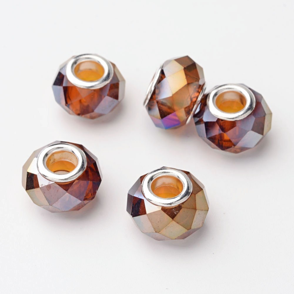 Pärla/Charm - Glas, Facetterad Lilabrun AB - 2