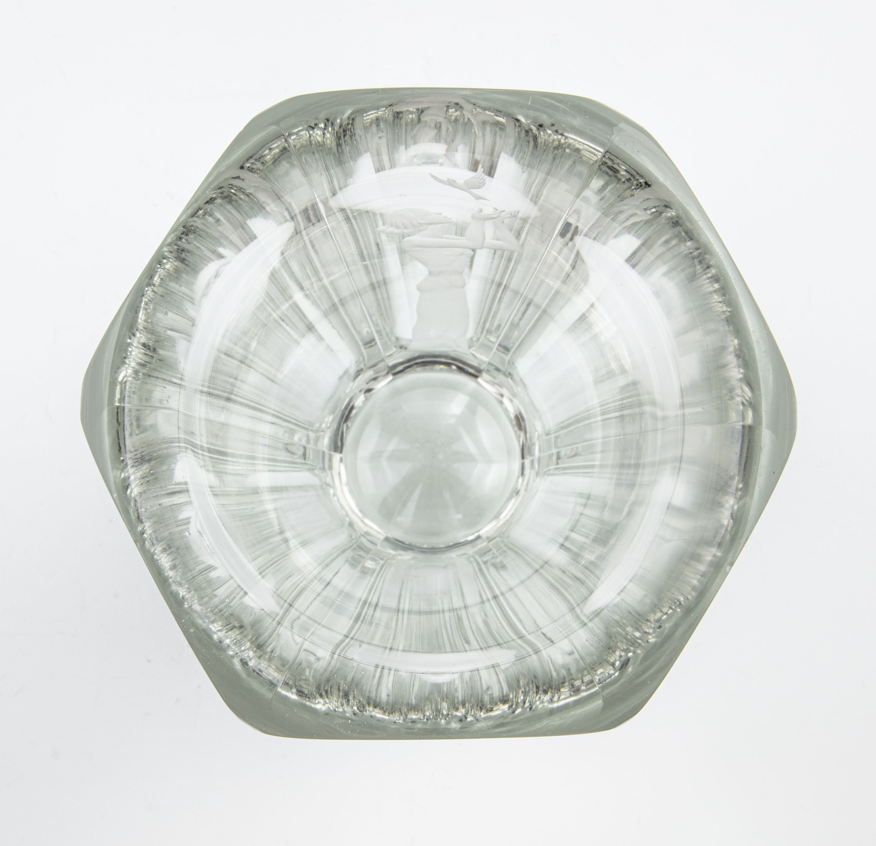 Kristallvas 265 B - Signerad B-W - 4