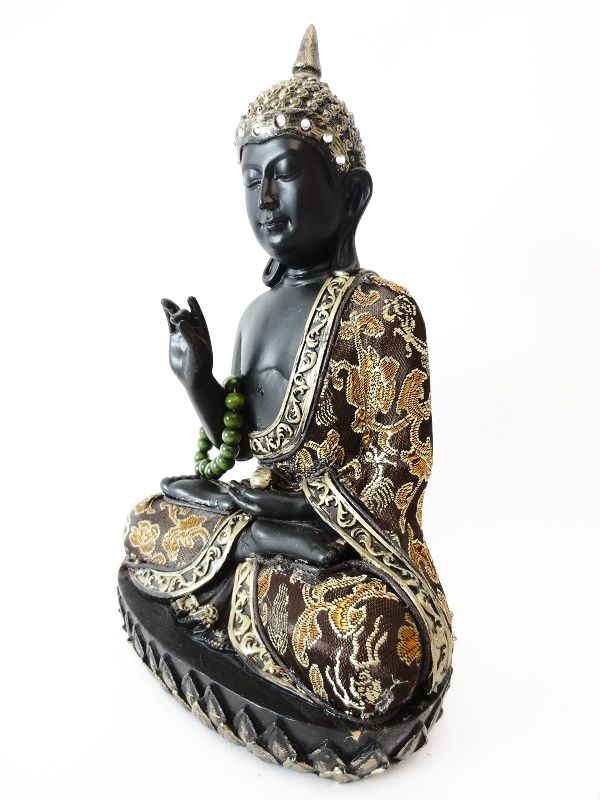 Svart /Guld Thai Buddha med Armband