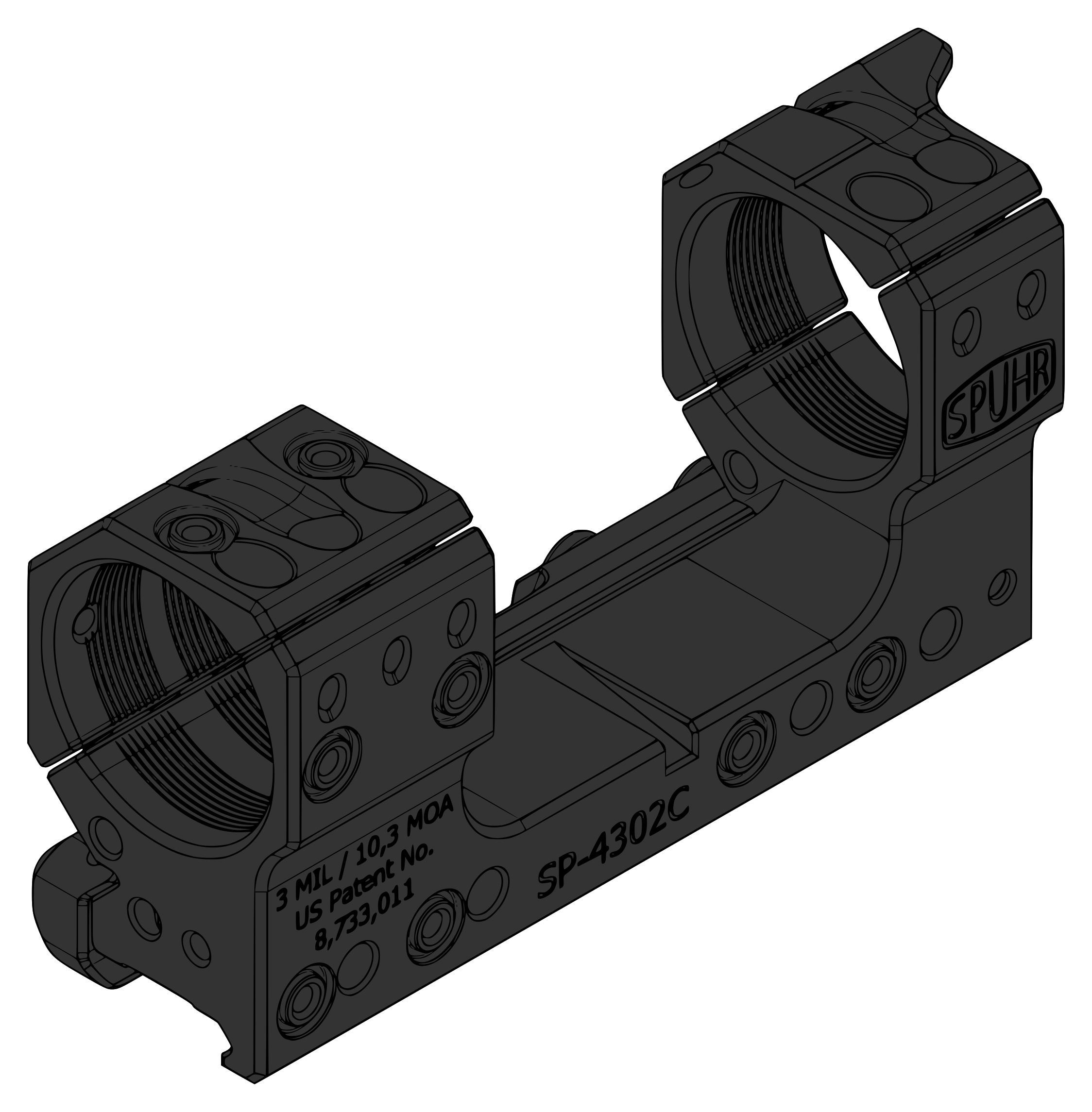 Spuhr Web Shop - SP-4302C Ø34 H38mm 3MIL PIC Gen3