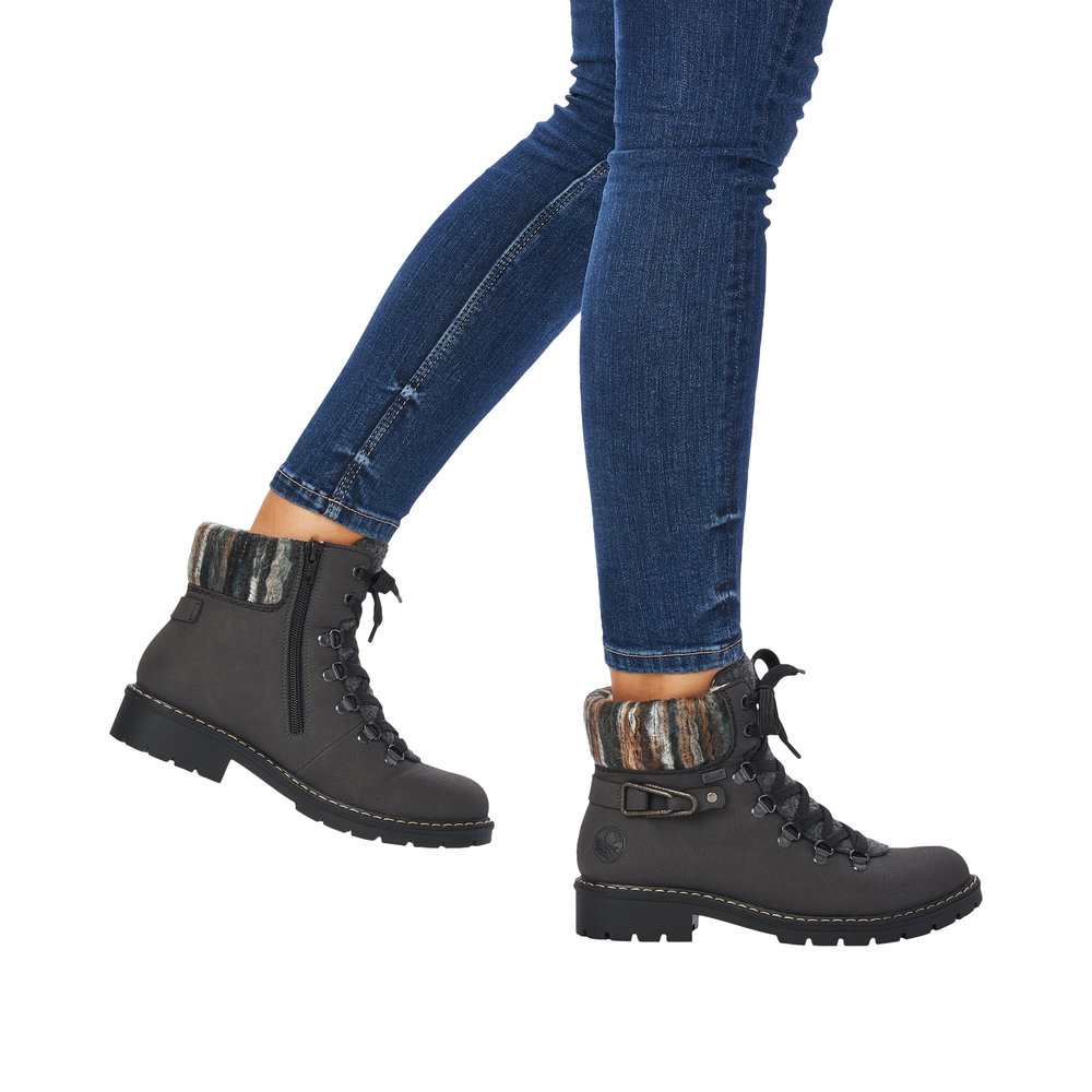 Rieker Damboots varmfodrad Grå - 9