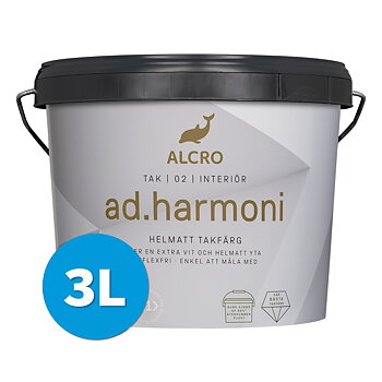 ad Harmoni Takfärg Vit 3L