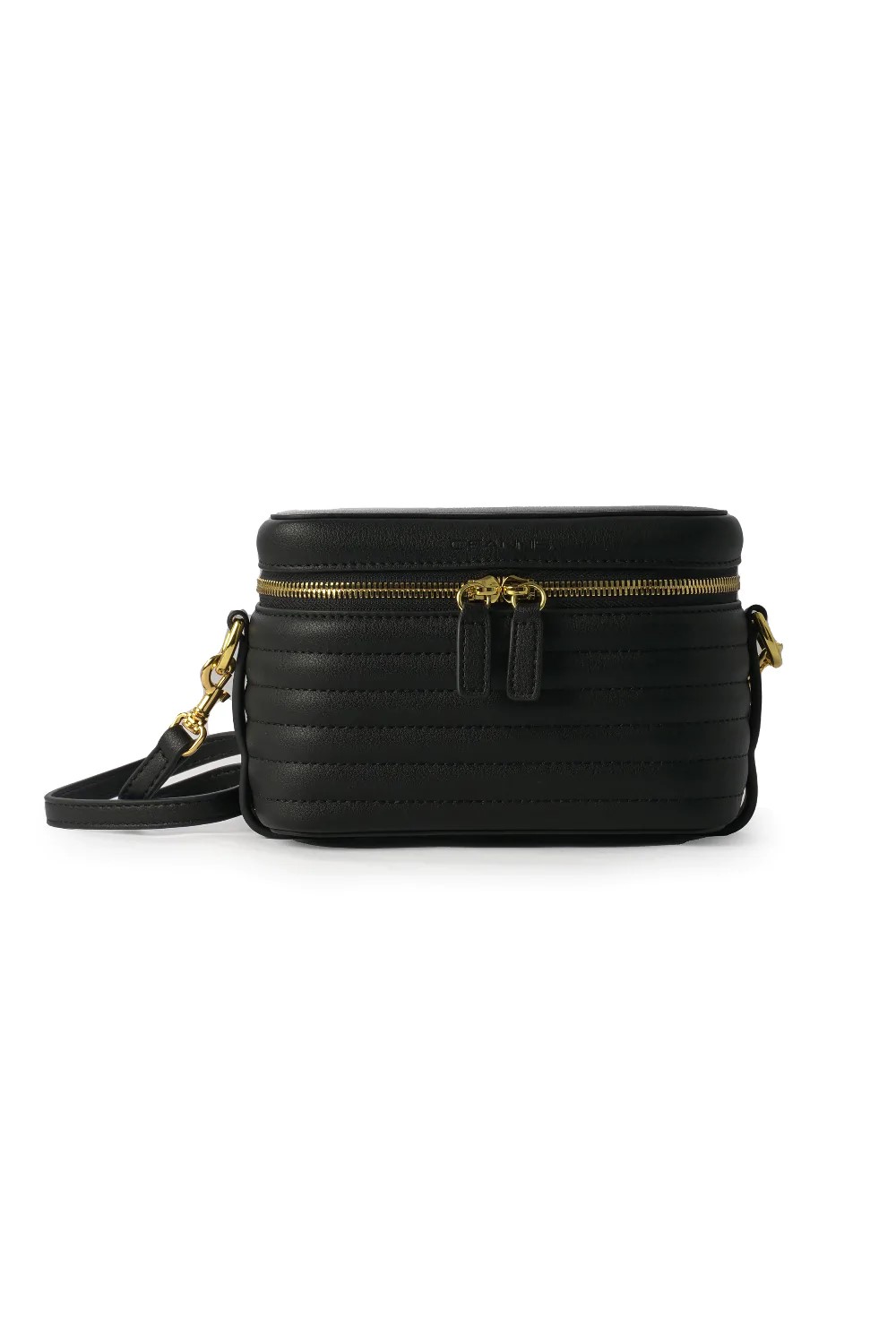 Bag Quilted Stripes Black CEANNIS