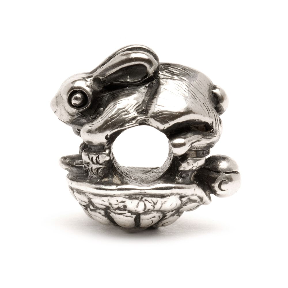 Trollbeads Hare & the Tortoise silverkula