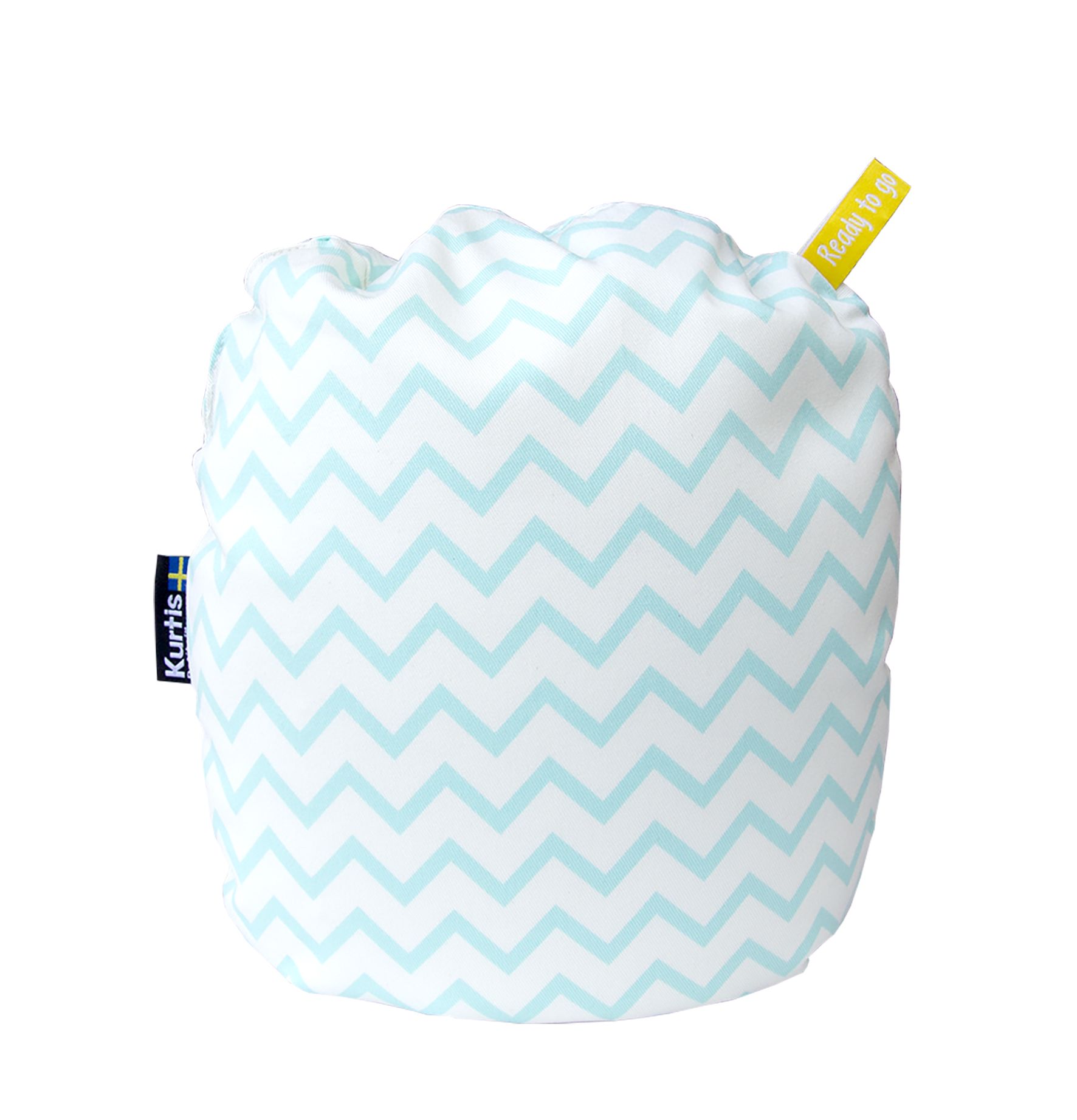 Kurtis Mini Nursing Pillow Zig-Zag Blue 1p