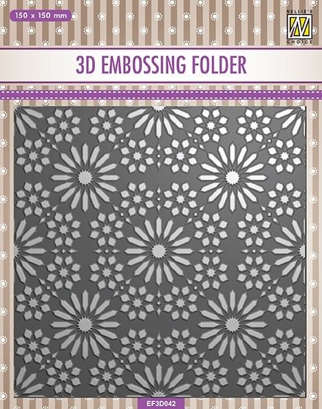 3d-embossing-folders-square-frame-flower-pattern