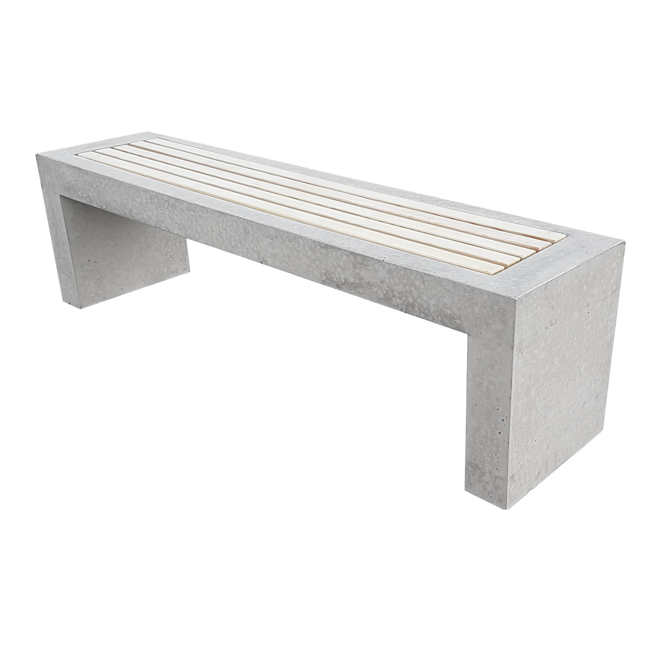 Betongbänk Tjock Hortensia 160x40x45cm - 3