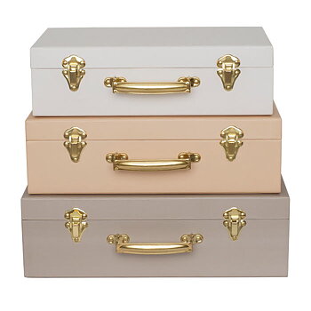 Koffert Beige 3-pack