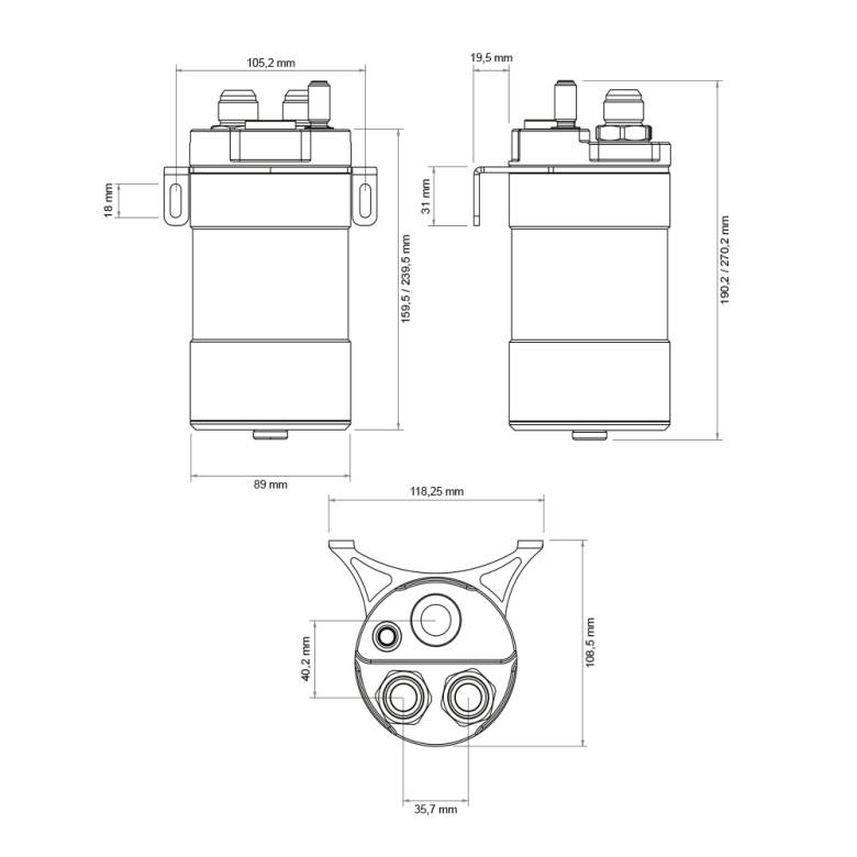 Nuke Competition Catch Can 0.5L / 1,0L - 3