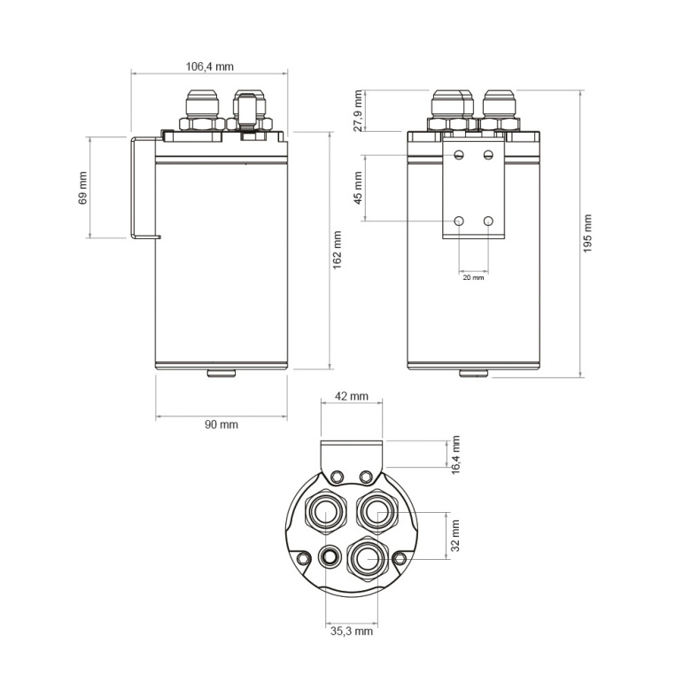 Nuke Performance Catch Can 0.75L - 3