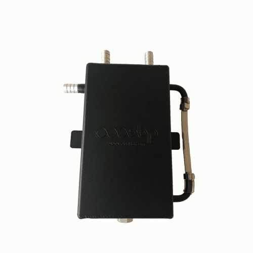 Catchtank slanganslutning 1L - OBP Motorsport Svart