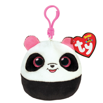 TY Squishy Beanies Clip Bamboo, Panda