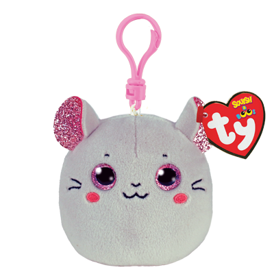 TY Squishy Beanies Clip Catnip, Mus