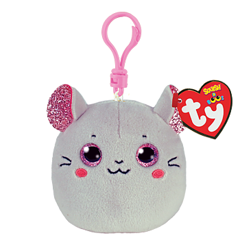 TY Squishy Beanies Clip Catnip, Mus