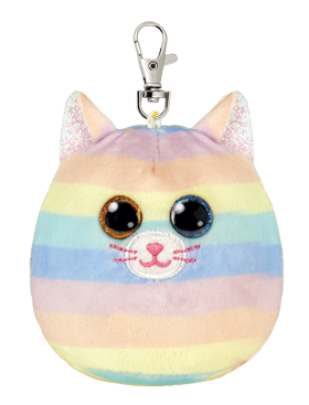 TY Squishy Beanies Clip Heather, Katt