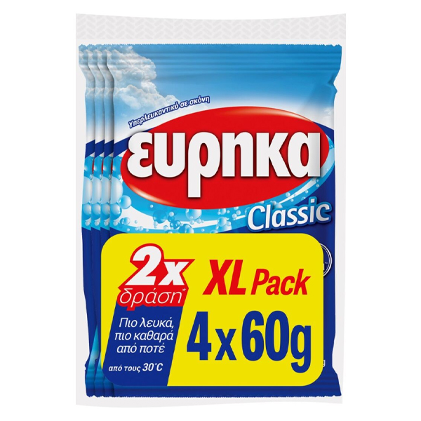 Eurika classic 4 x 60g, Super bleach for clothes