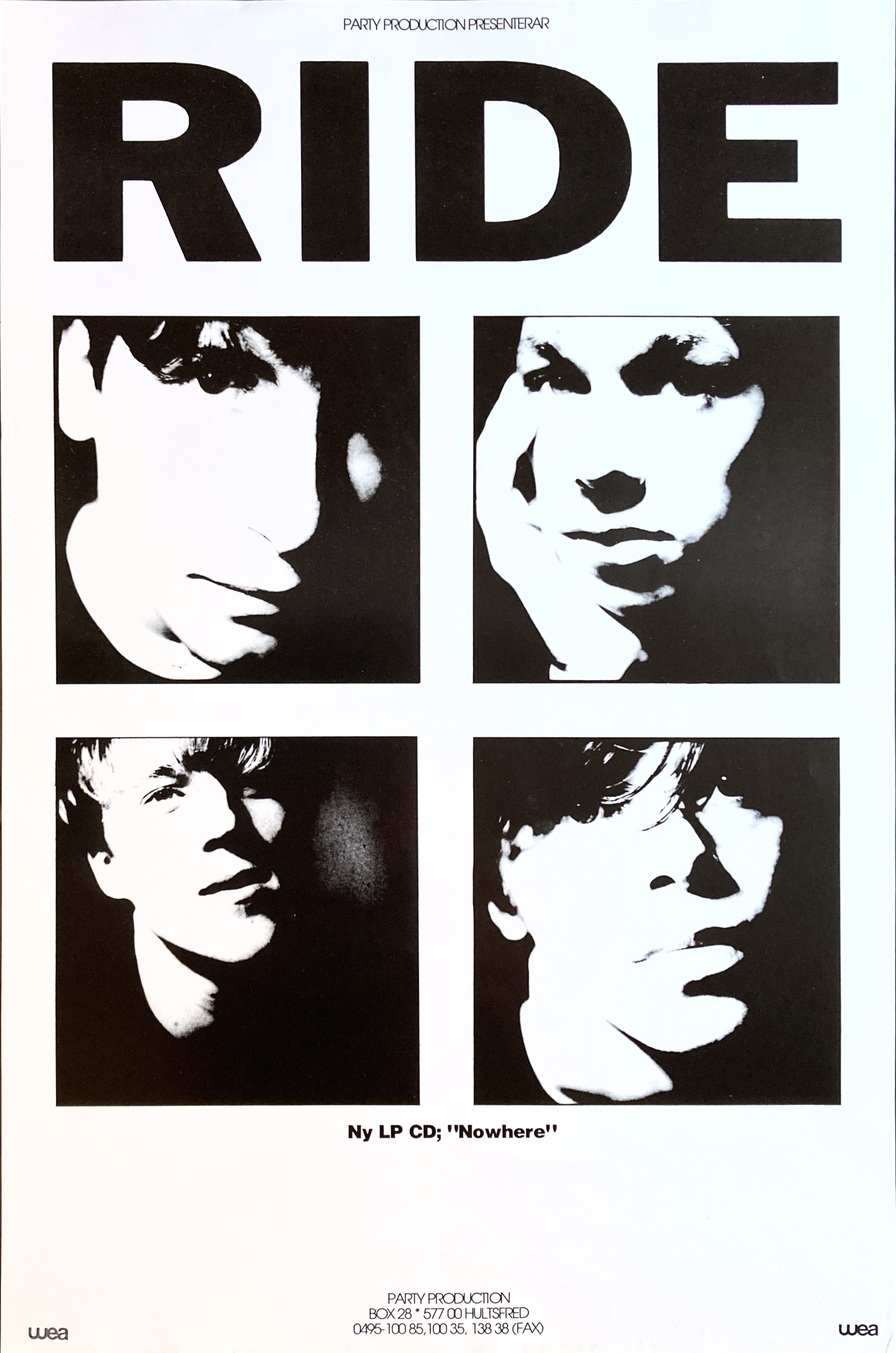 【ポスター】ジーザス&メリーチェイン　RIDE nowhere ポスター】ジーザス&メリーチェイン RIDE nowhere ポスター】ジーザス