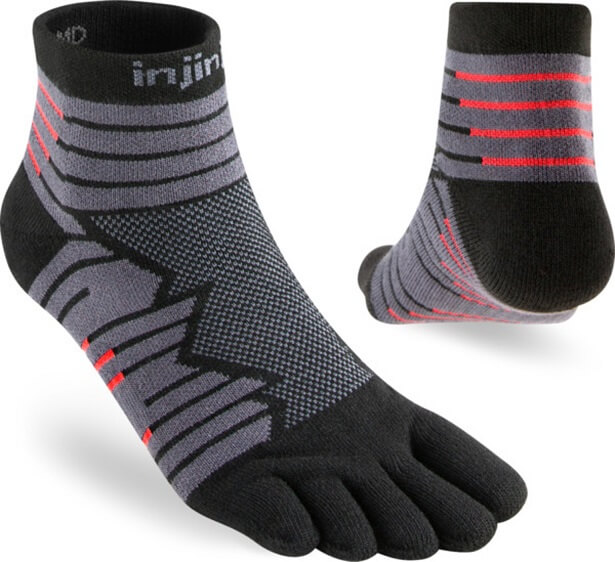 Injinji Ultra Run Mini Crew Onyx