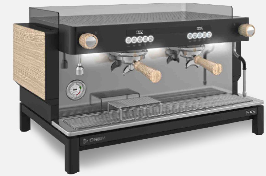Espressomaskin EX3 Maxi 2GR 1B Display Oak Black 1-fas