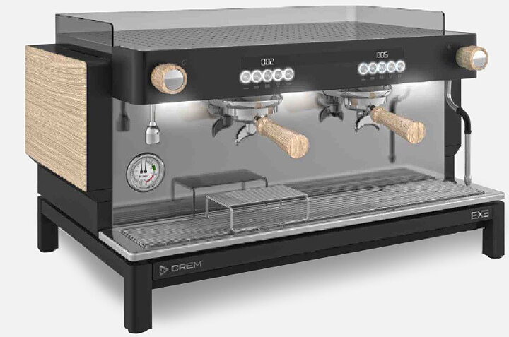 Espressomaskin EX3 Maxi 2GR 1B Display Oak Black 1-fas