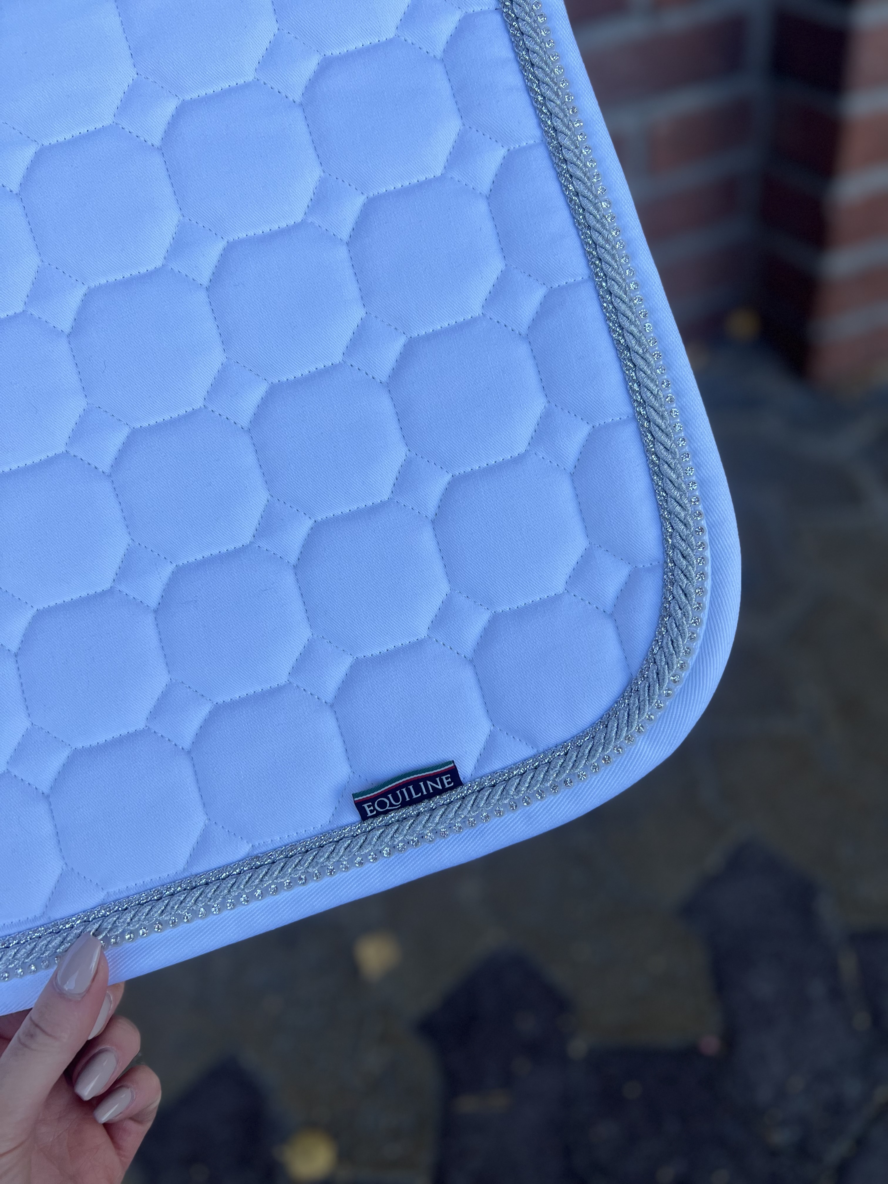 Equiline Octagon bling, 2 flätor - 3