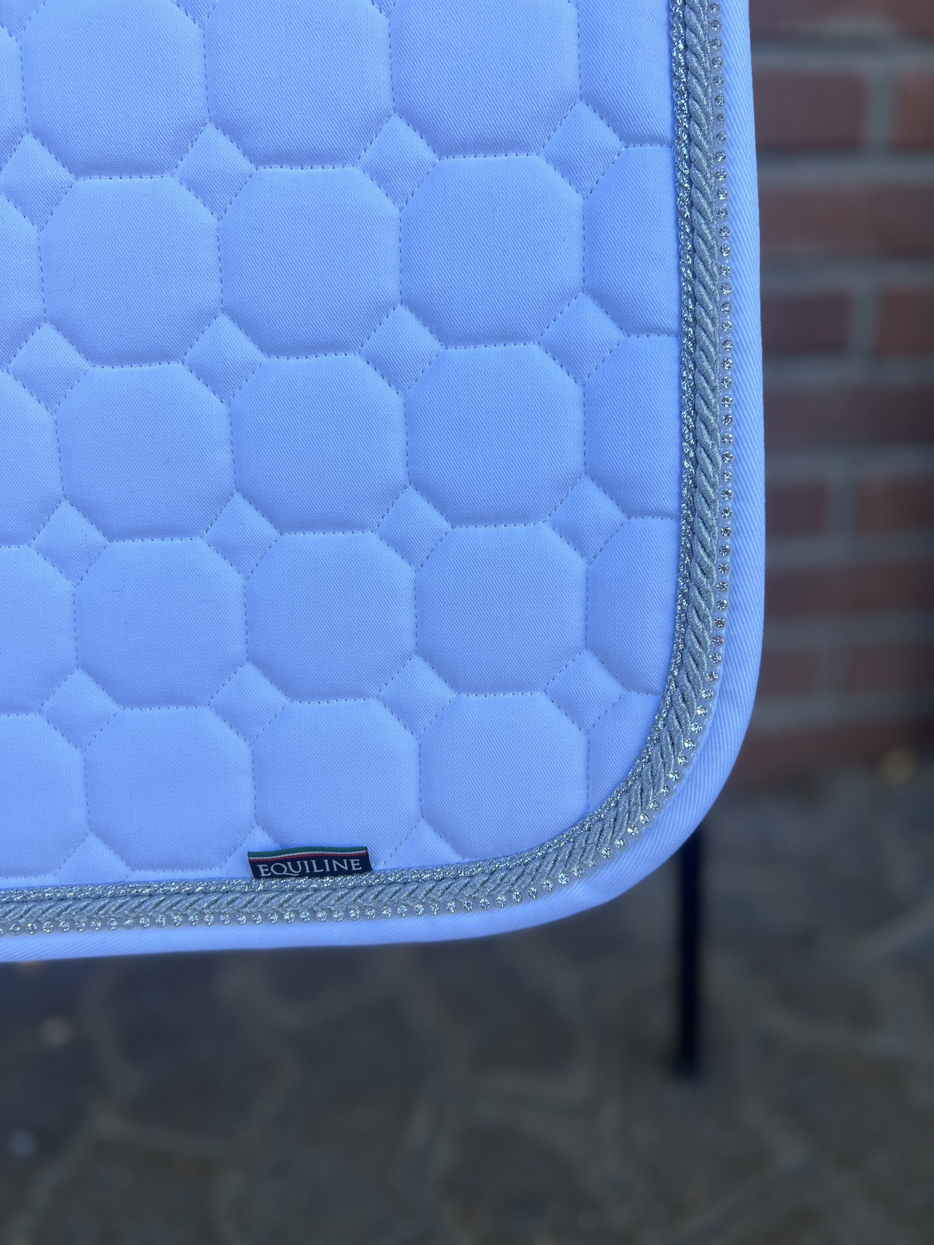 Equiline Octagon bling, 2 flätor - 2