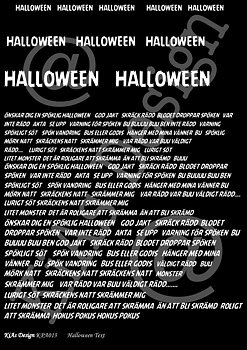  KD KP A013 -Halloween text
