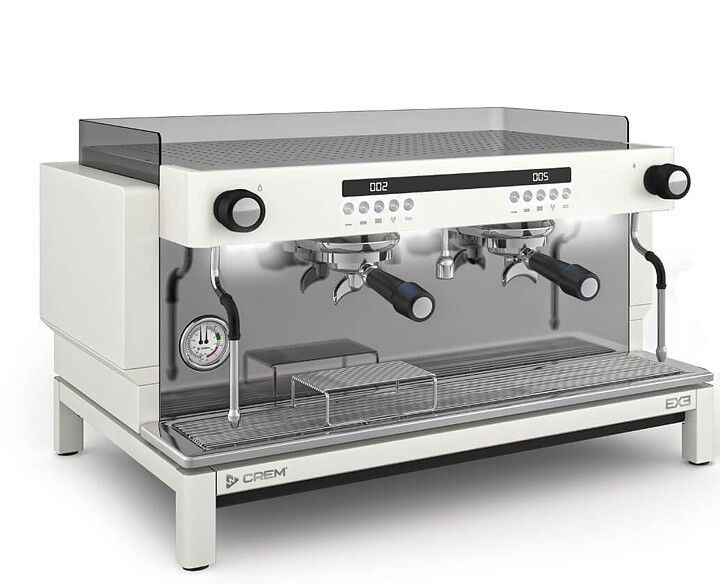 Espressomaskin EX3 Maxi 2GR 1B Display Vit, 1-fas