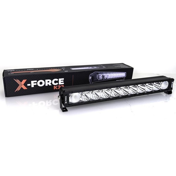 Laser X-Force K22  |  175W  | 13500 Lumen -  LED Extraljus Ljusramp med Laser (22 tum/570mm) - 2