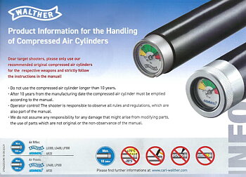 Product information - Compressed Air Cylinders