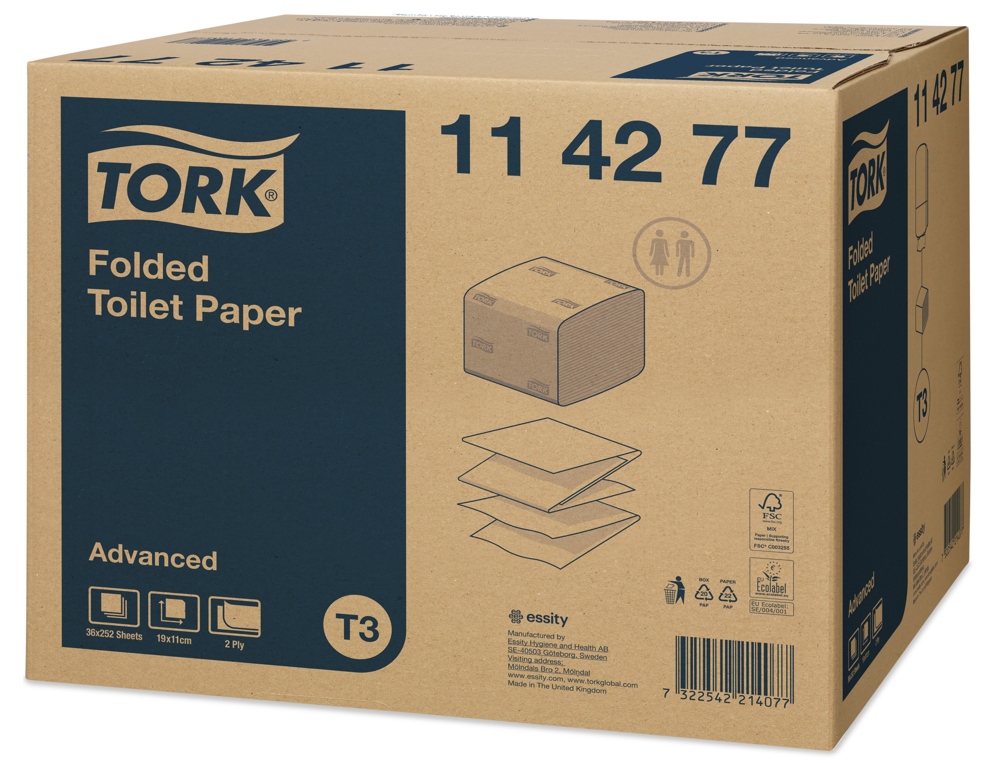 Tork Vikt Toalettpapper Advanced