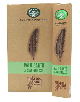 Native Soul Smudge Rökelse Stickor - Palo Santo / Sweetgrass  - Fairtrade 