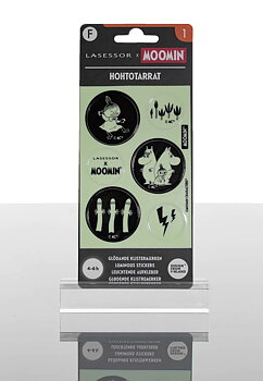 Mumin Glow In The Dark klistermärken  - Lilla My