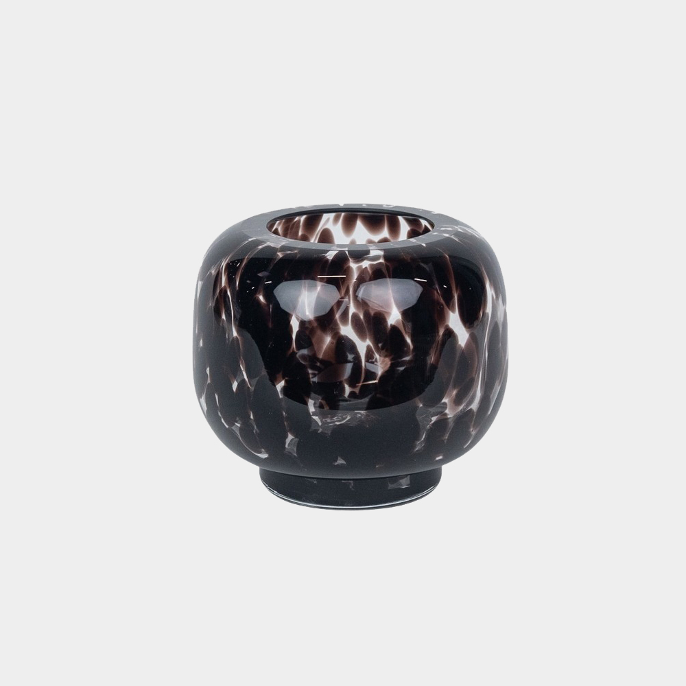 Leo svart ljuskopp 11 cm