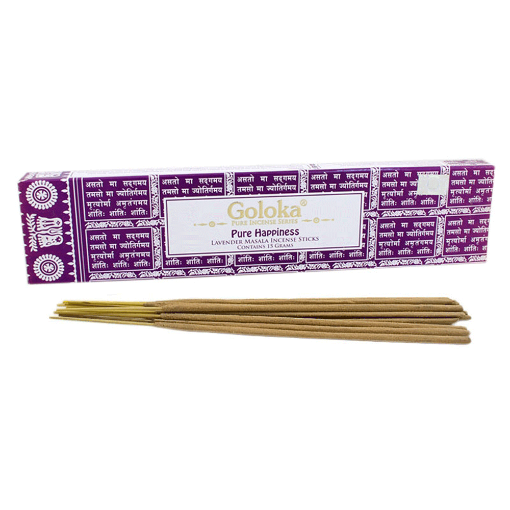 Goloka Rökelse - Pure Happiness (Lavendel Masala)