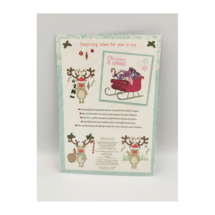  Practical Publishing International Clear Stamps - Christmas Festive Friend