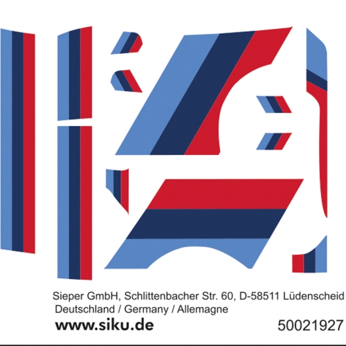 BMW Z4 M40I & Stickers 1:50 - Siku - 2