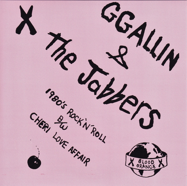 GG Allin & The Jabbers – Cheri Love Affair - EP (Rosa omslag / Orange vinyl)