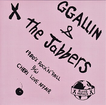 GG Allin & The Jabbers – Cheri Love Affair - EP (Rosa omslag / Orange vinyl)