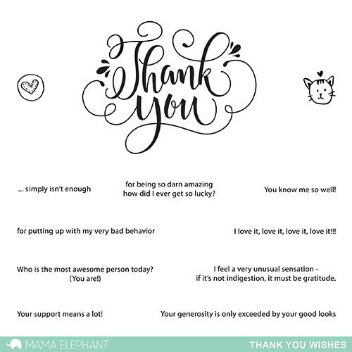 MAMA ELEPHANT -THANK YOU WISHES