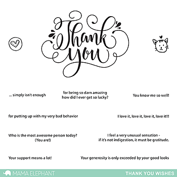 MAMA ELEPHANT -THANK YOU WISHES
