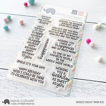 MAMA ELEPHANT -MIXED BDAY WISHES