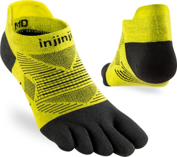 Injinji Run Lightweight No-Show Limeade