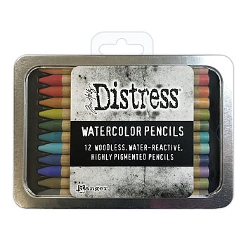 TIM HOLTZ DISTRESS WATERCOLOR PENCILS SET 3