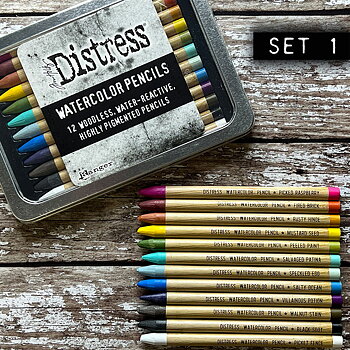 TIM HOLTZ DISTRESS WATERCOLOR PENCILS SET 3