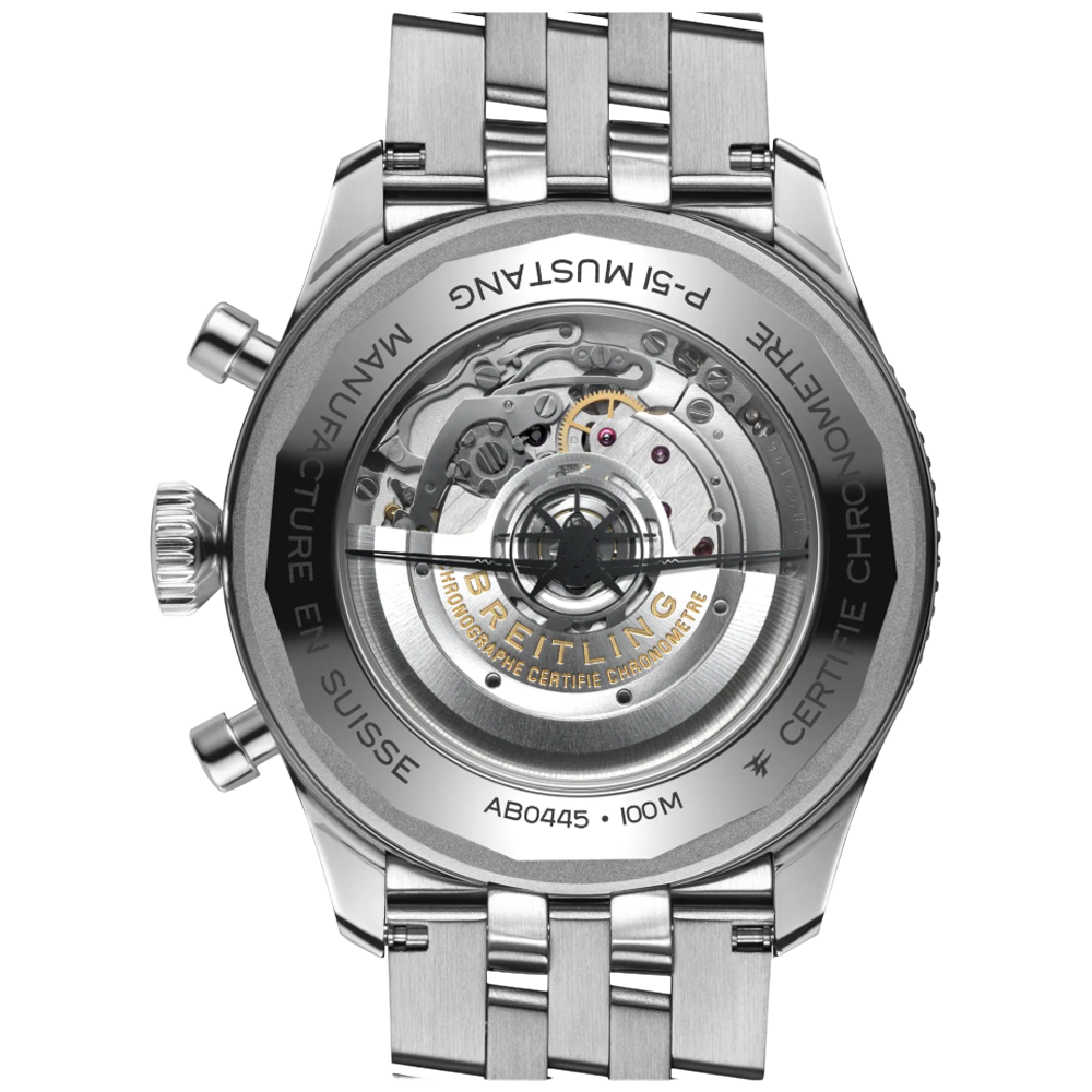 AB04453A1B1A1 Breitling Super AVI B04 Chronograph GMT 46 P-51 Mustang