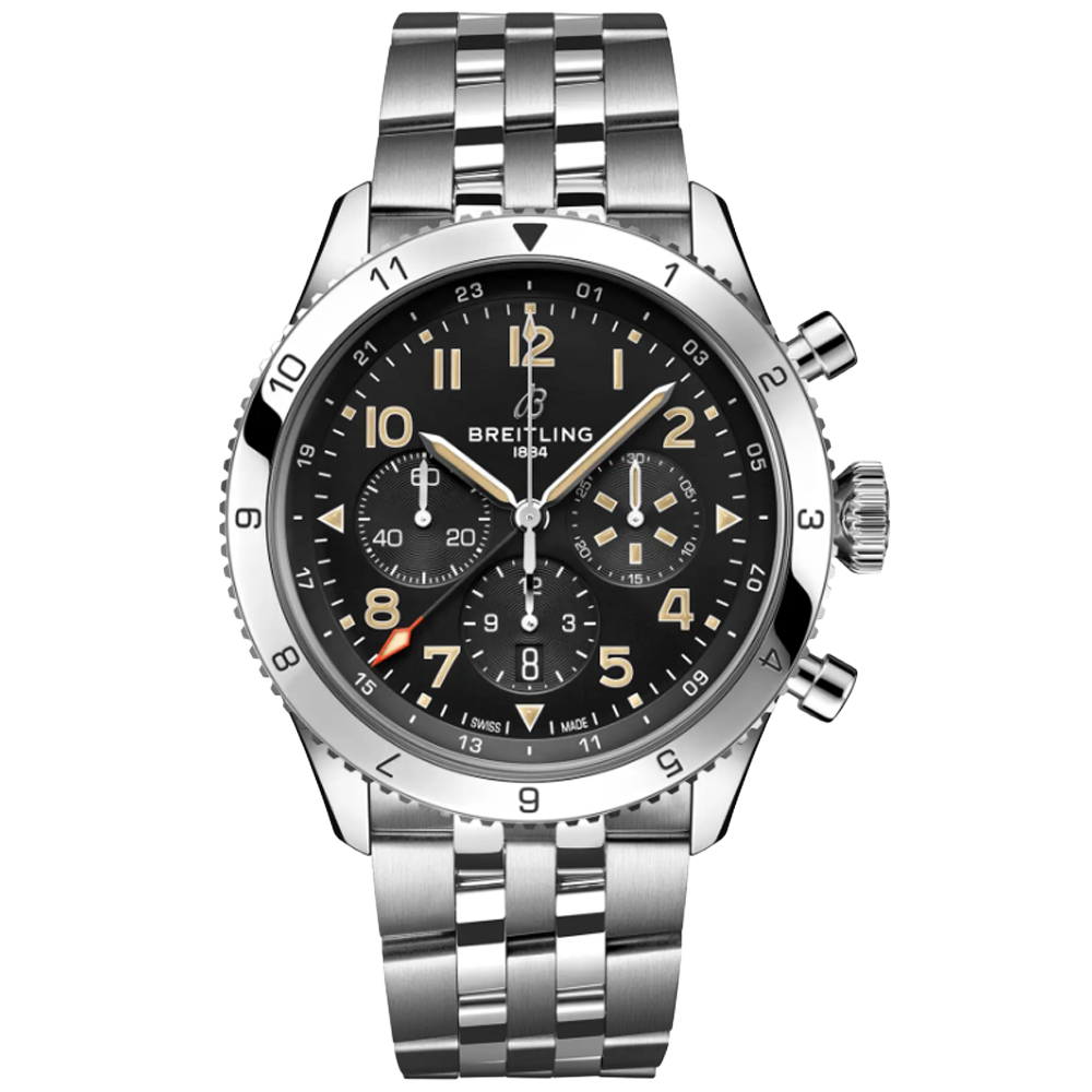AB04453A1B1A1 Breitling Super AVI B04 Chronograph GMT 46 P-51 Mustang