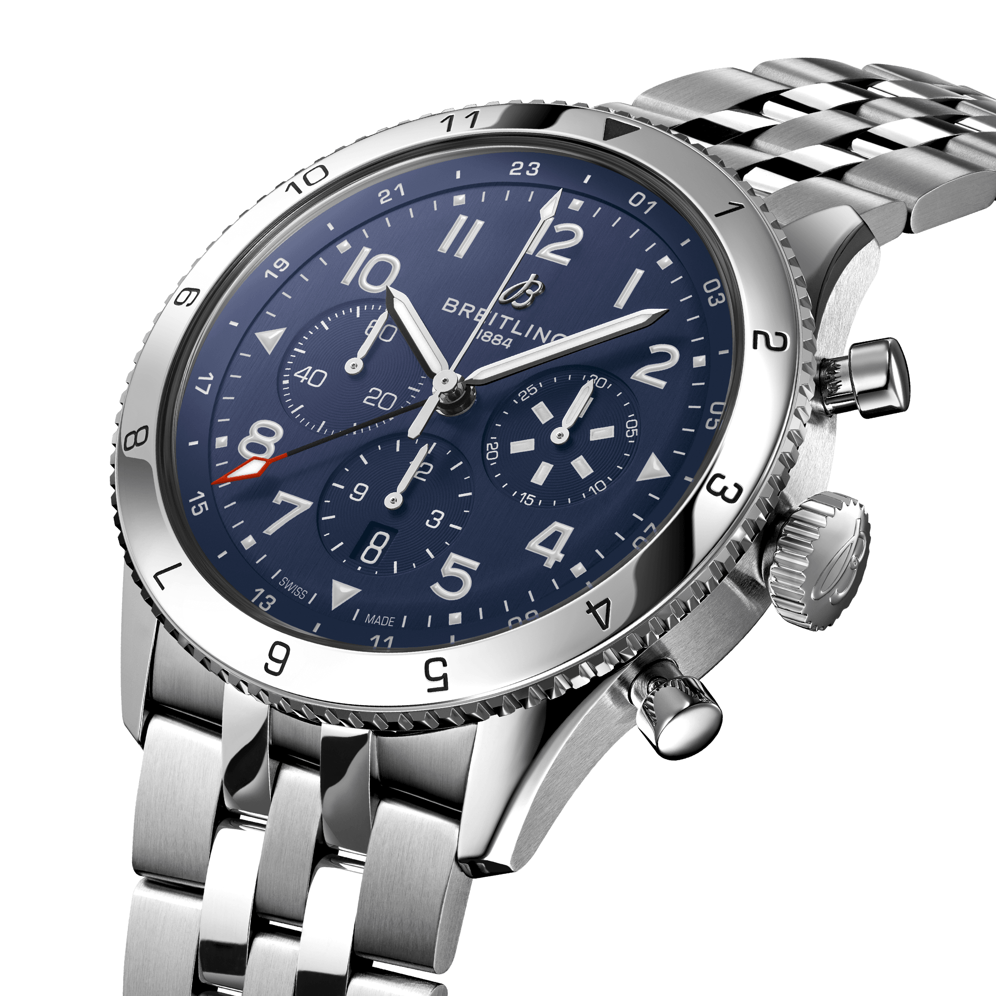 AB04451A1C1A1 Breitling Super AVI B04 Chronograph GMT 46 Tributet to Vought F4U Corsair